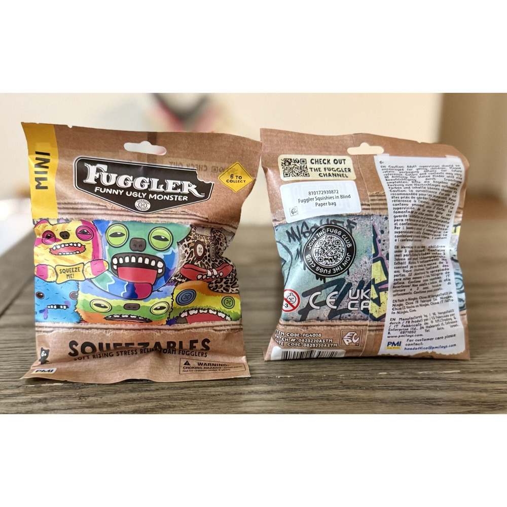Zuru Fuggler Series 3 Collectible Squeezables Figures 4 Inch Squishy Random New